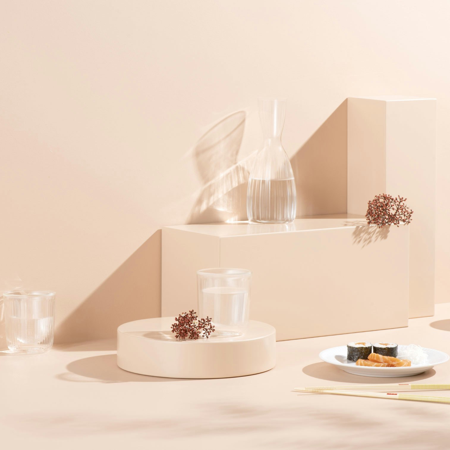 Fia Mini Carafe, Amber - Design House Stockholm @ RoyalDesign