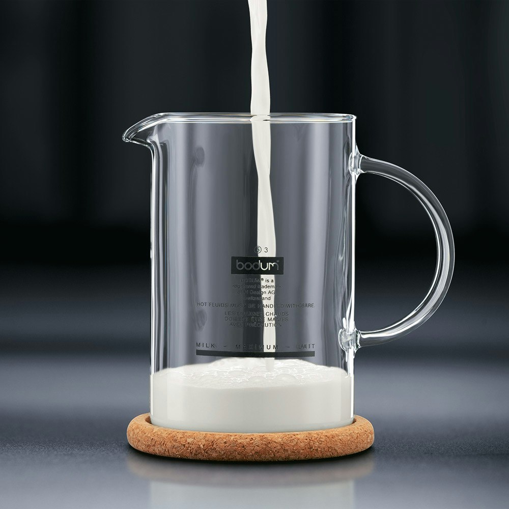 Bodum Cappuccino Set French Press coffee Maker With Milk Frother Pitcher