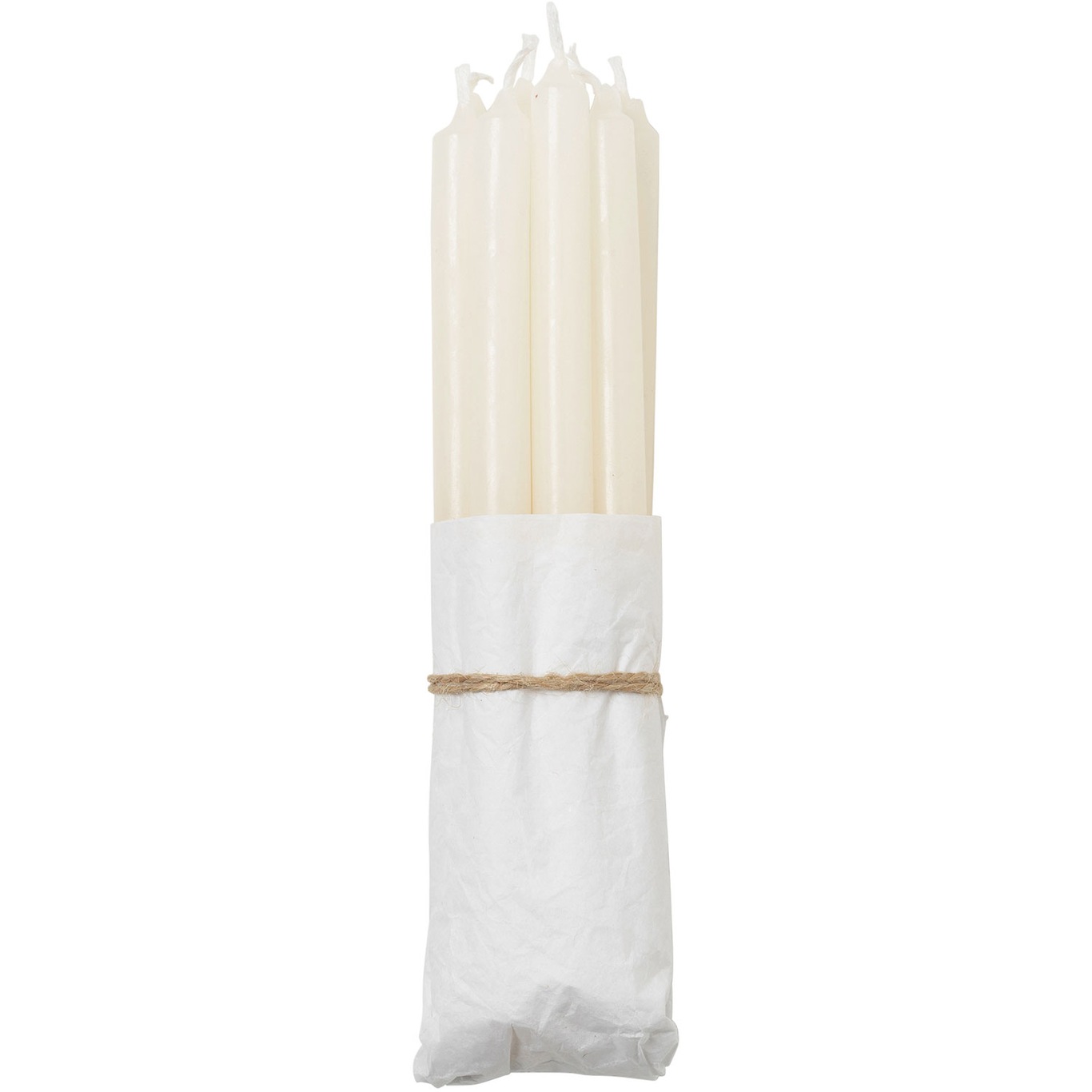 Candle 19,4 cm 8-pack, Antique White
