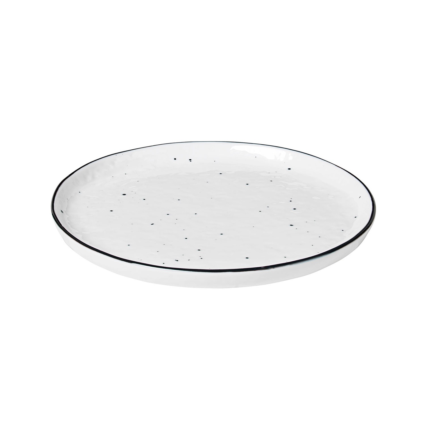 Salt Dots Dessert Plate