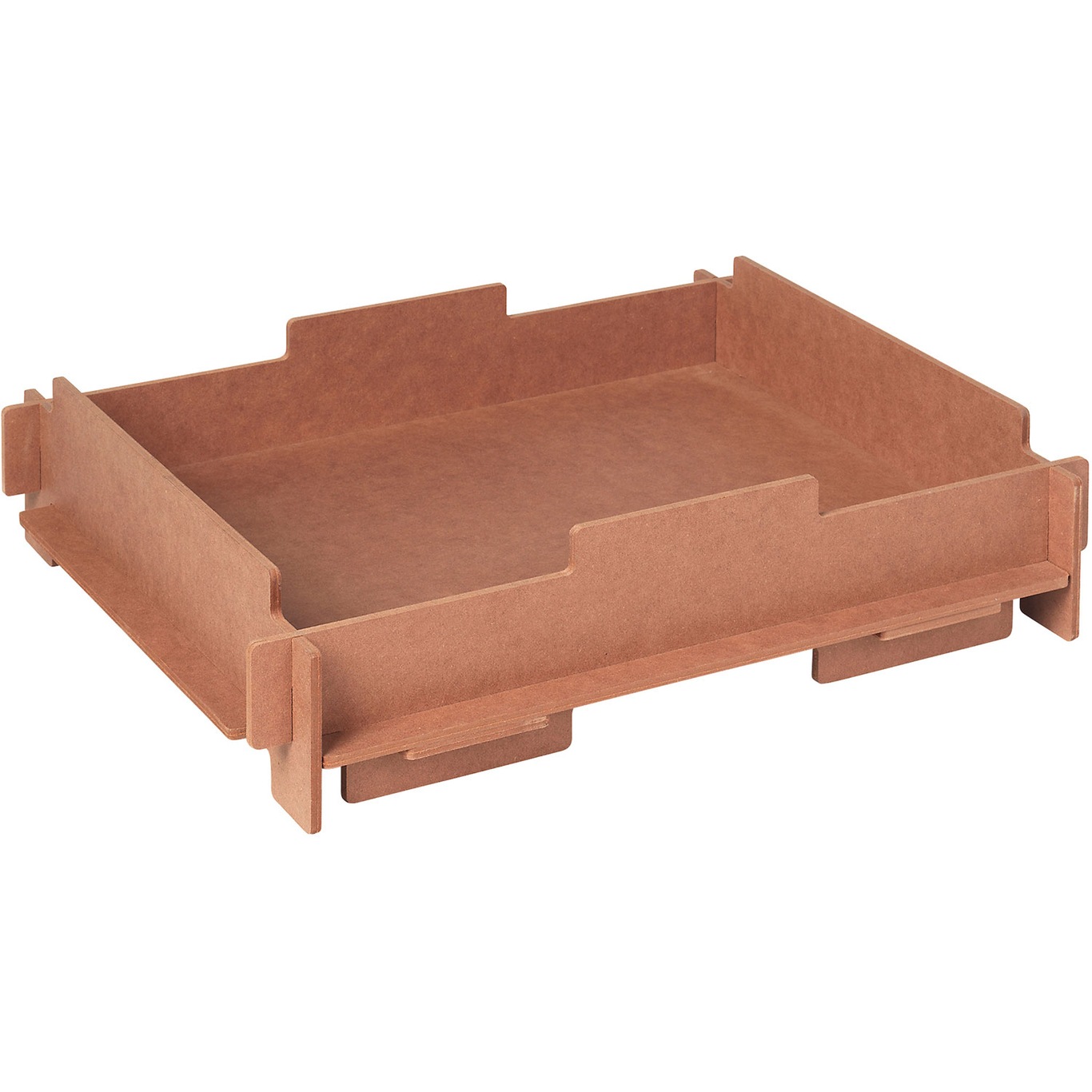Stacie Storage Box Tray 34x44 cm, Brown