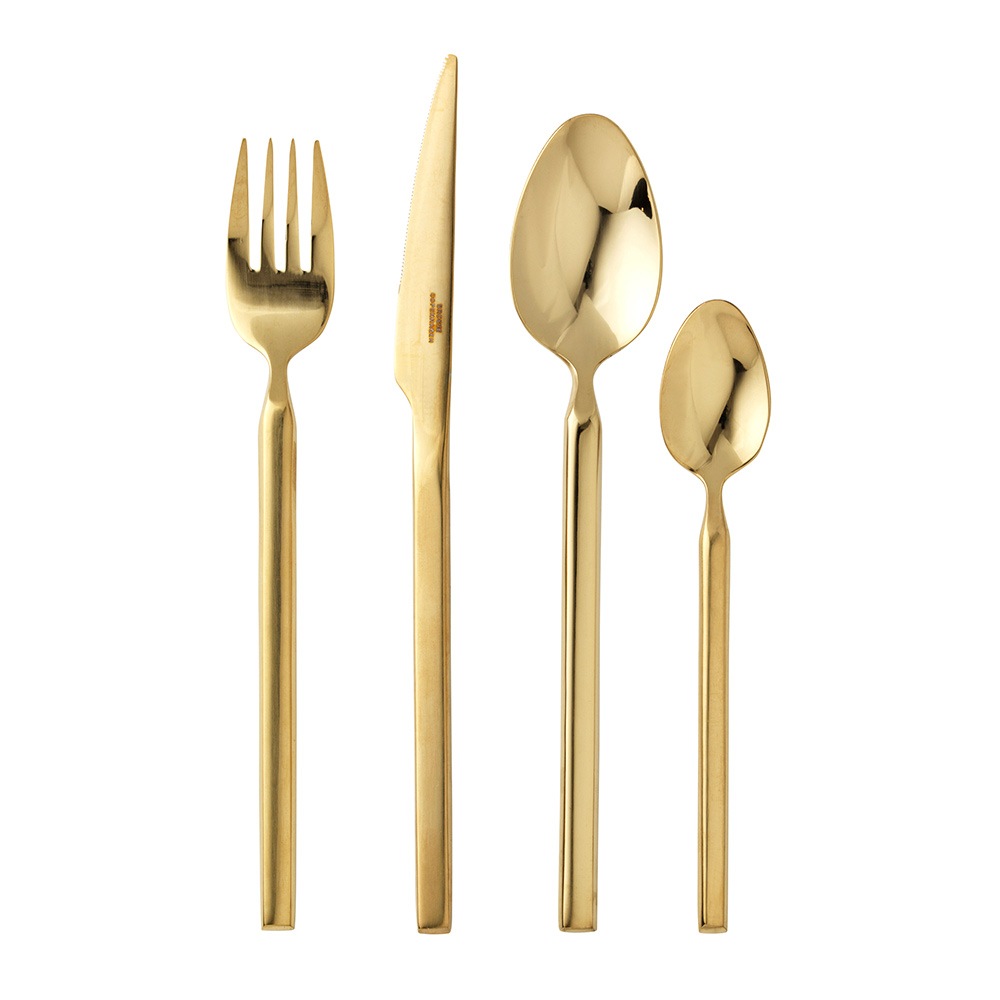 Tvis Cutlery, 16-pieces, Gold