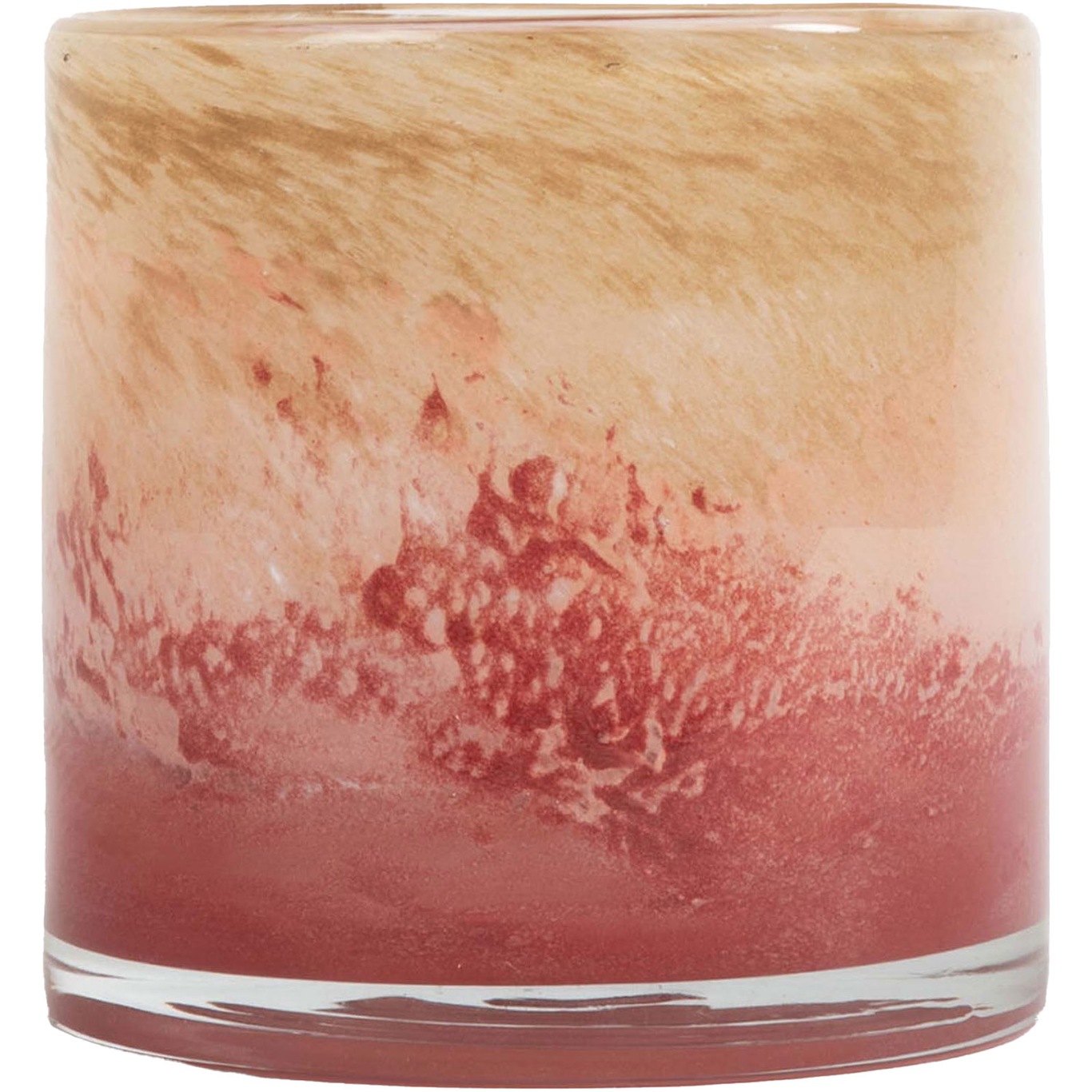 Calore Candle Holder XS, Faded Pink/Beige