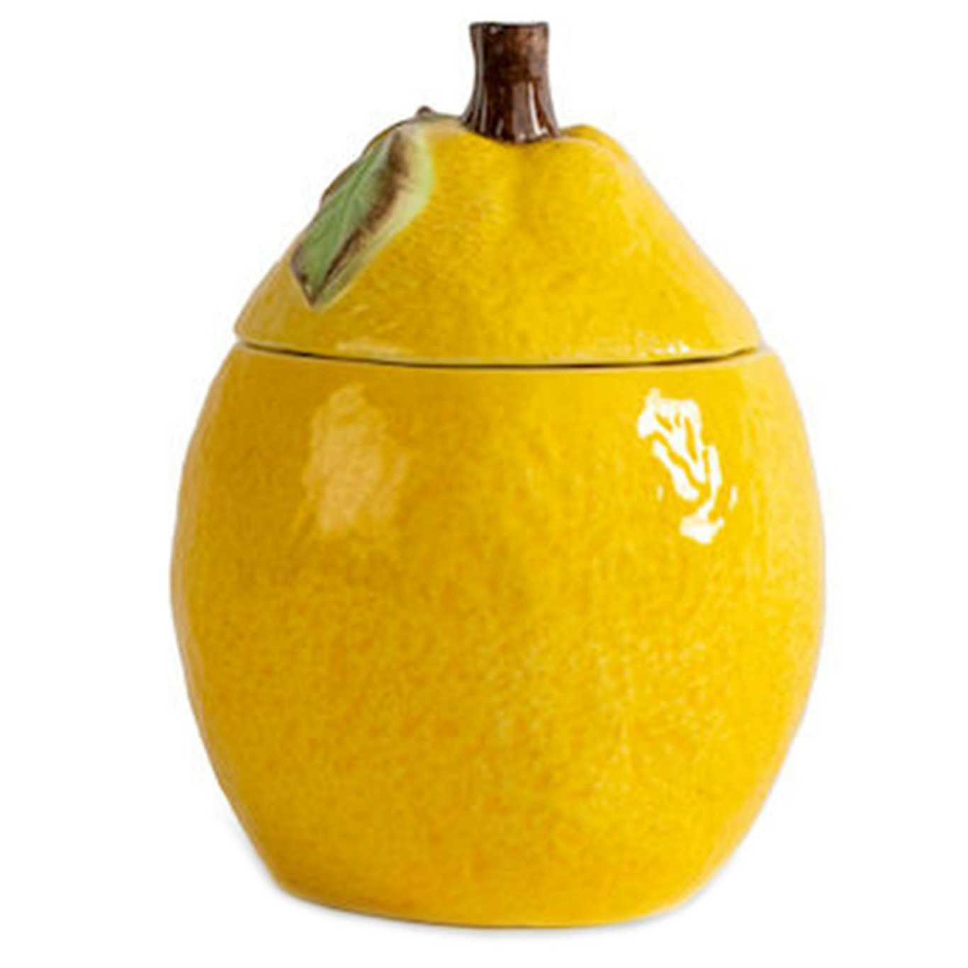Lemon Jar, With Lid Yellow