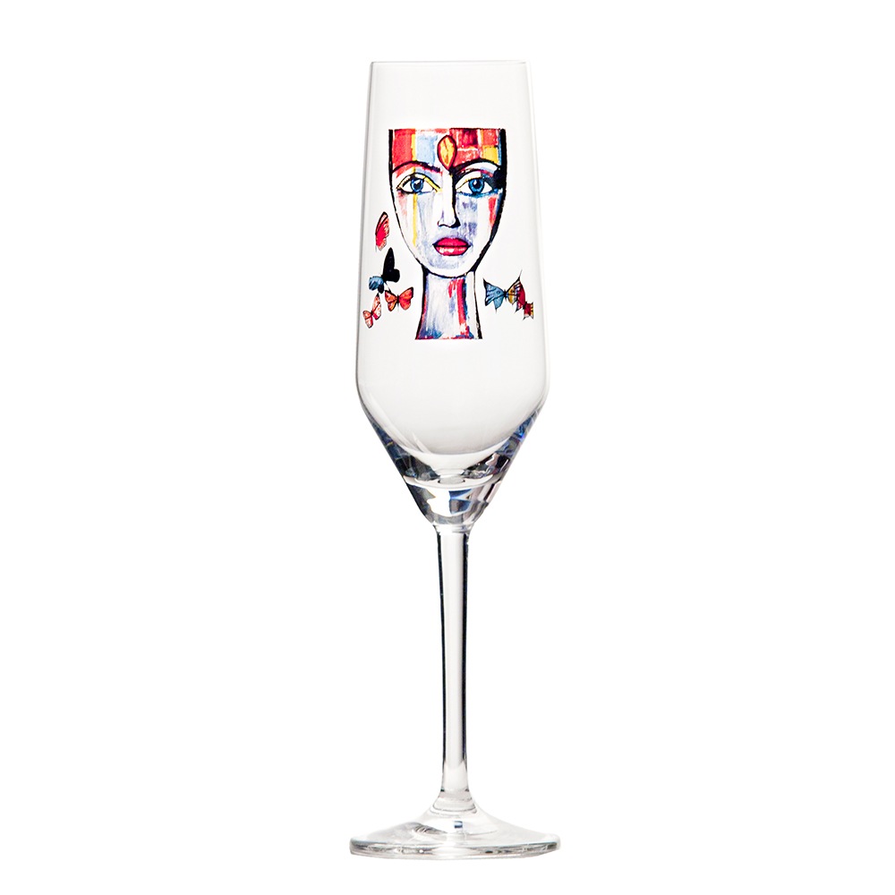 Butterfly Messenger Champagne Glass, 30 cl