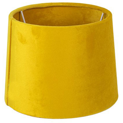 Lampshade Velvet Yellow , 25 cm