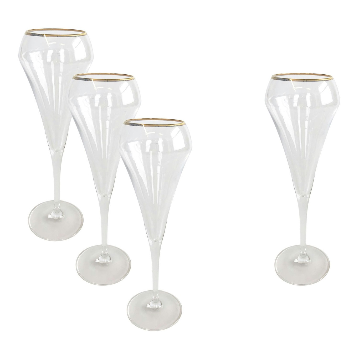 Champagne Glass Clear 4-pack