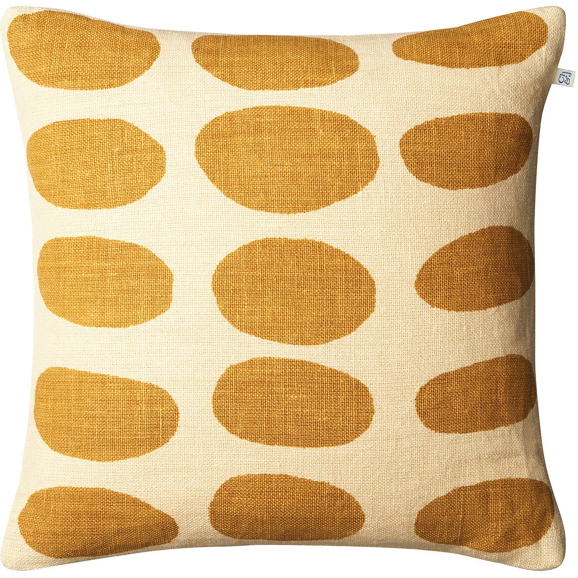 Asim Cushion Cover 50x50 cm, Light Beige / Spicy Yellow