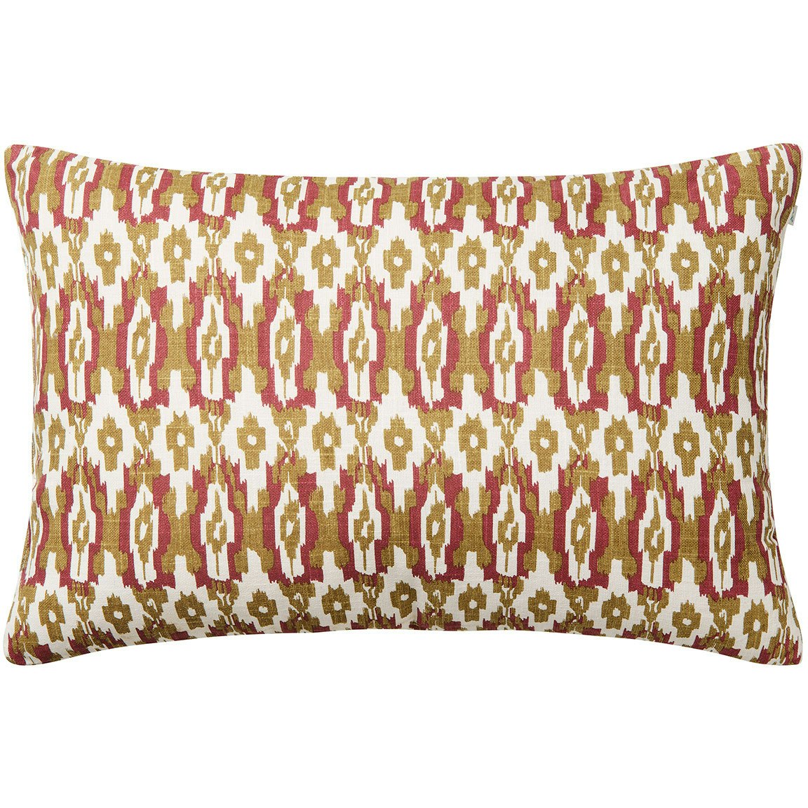 Ikat Delhi Cushion Outdoor 40x60 cm, Beige / Mineral Red