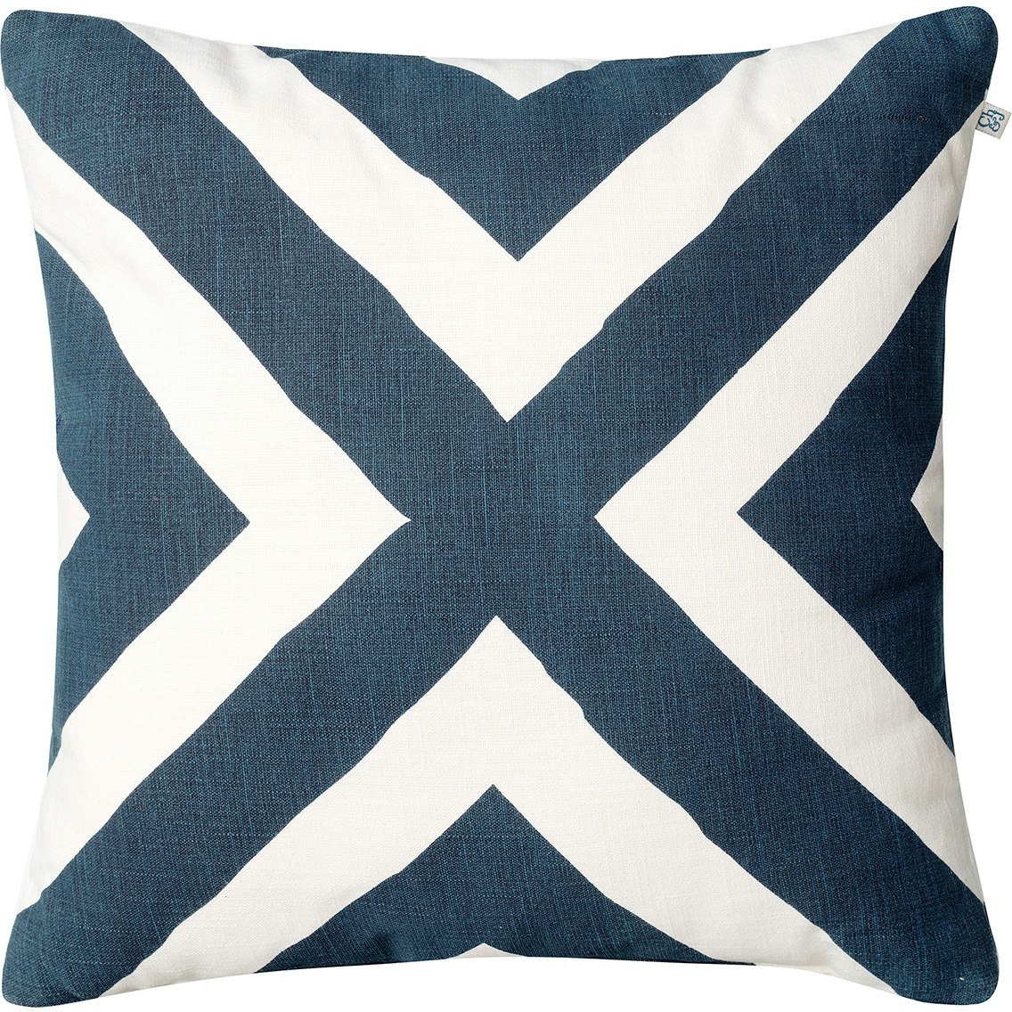 Impal Cushion Outdoor 50x50 cm, Blue / Off-white