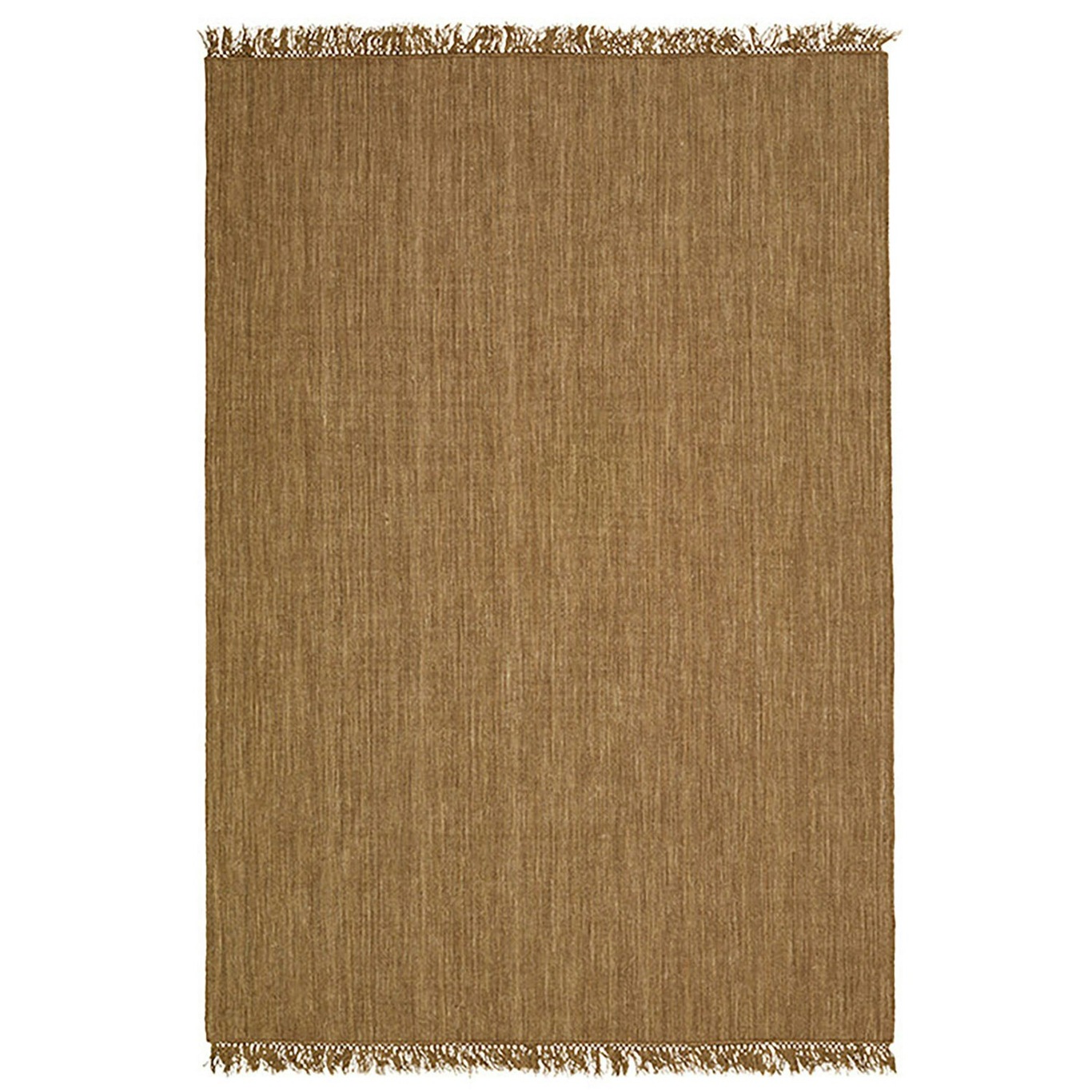 Nanda Dhurry Wool Rug 170x240 cm, Beige
