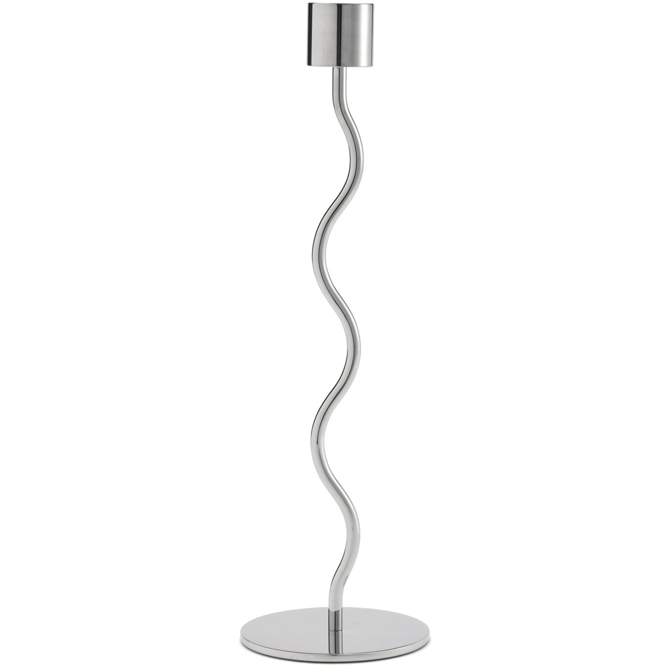 Candlestick Stainless Steel 23 cm