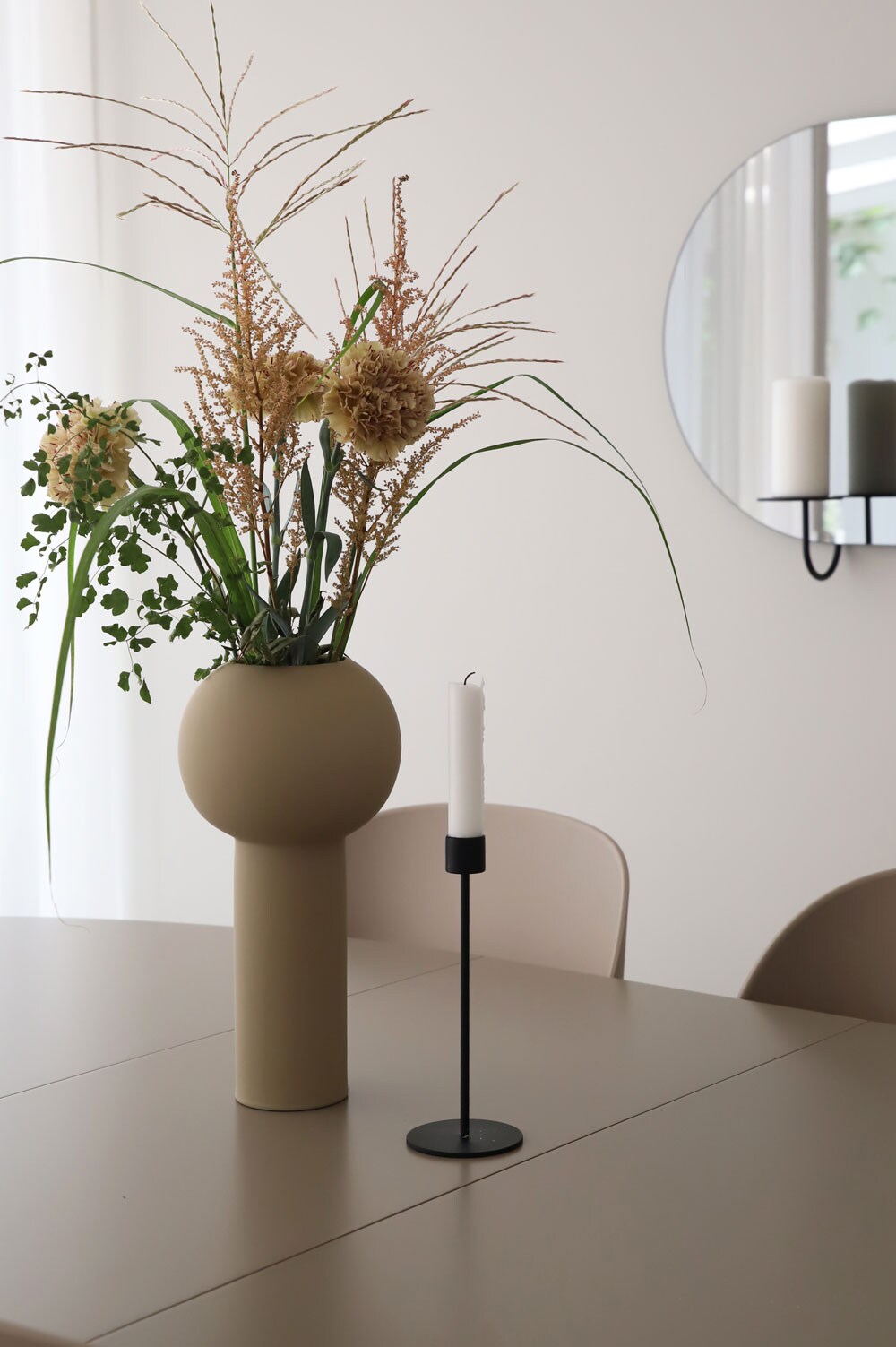 Pillar Vase 32 cm, Grey - Cooee Design @ RoyalDesign