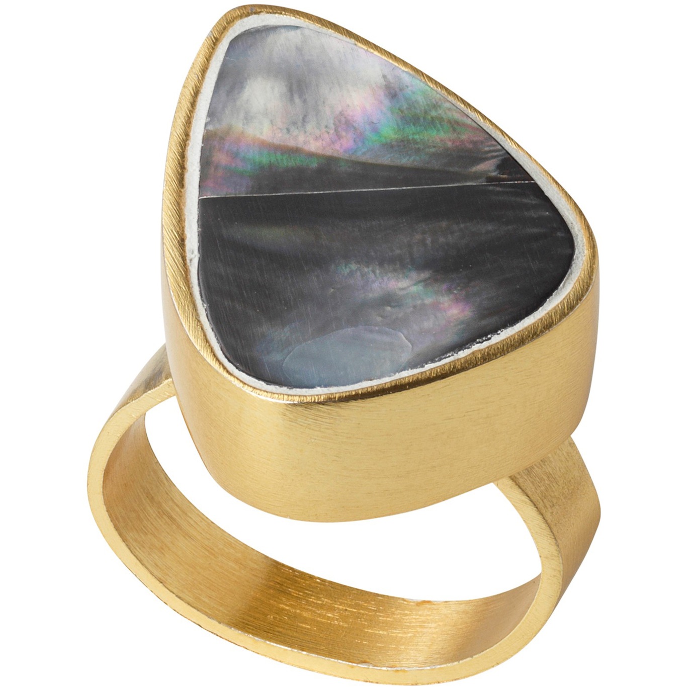 Alma Pearl Napkin Ring, Grey