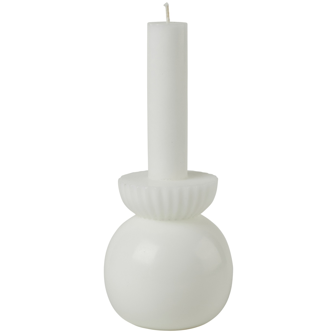 Candleholder Candle M, White
