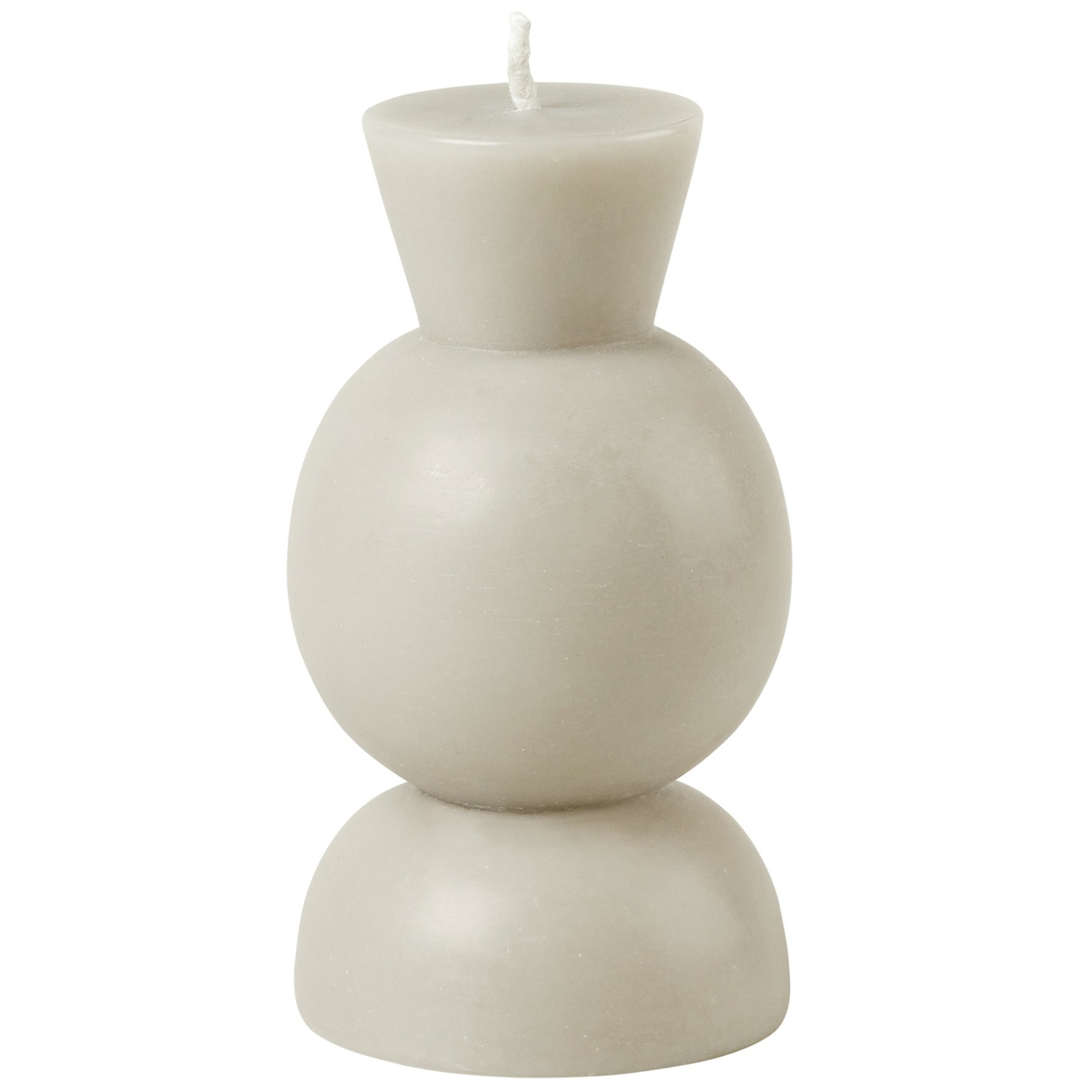 Candleholder Candle S, Light Stone Grey