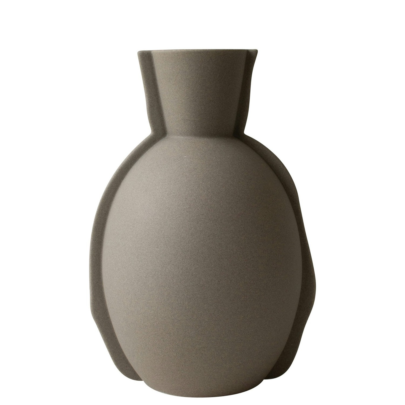Edge Vase, Taupe
