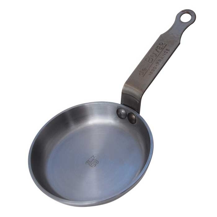  de Buyer MINERAL B Carbon Steel Egg & Pancake Pan
