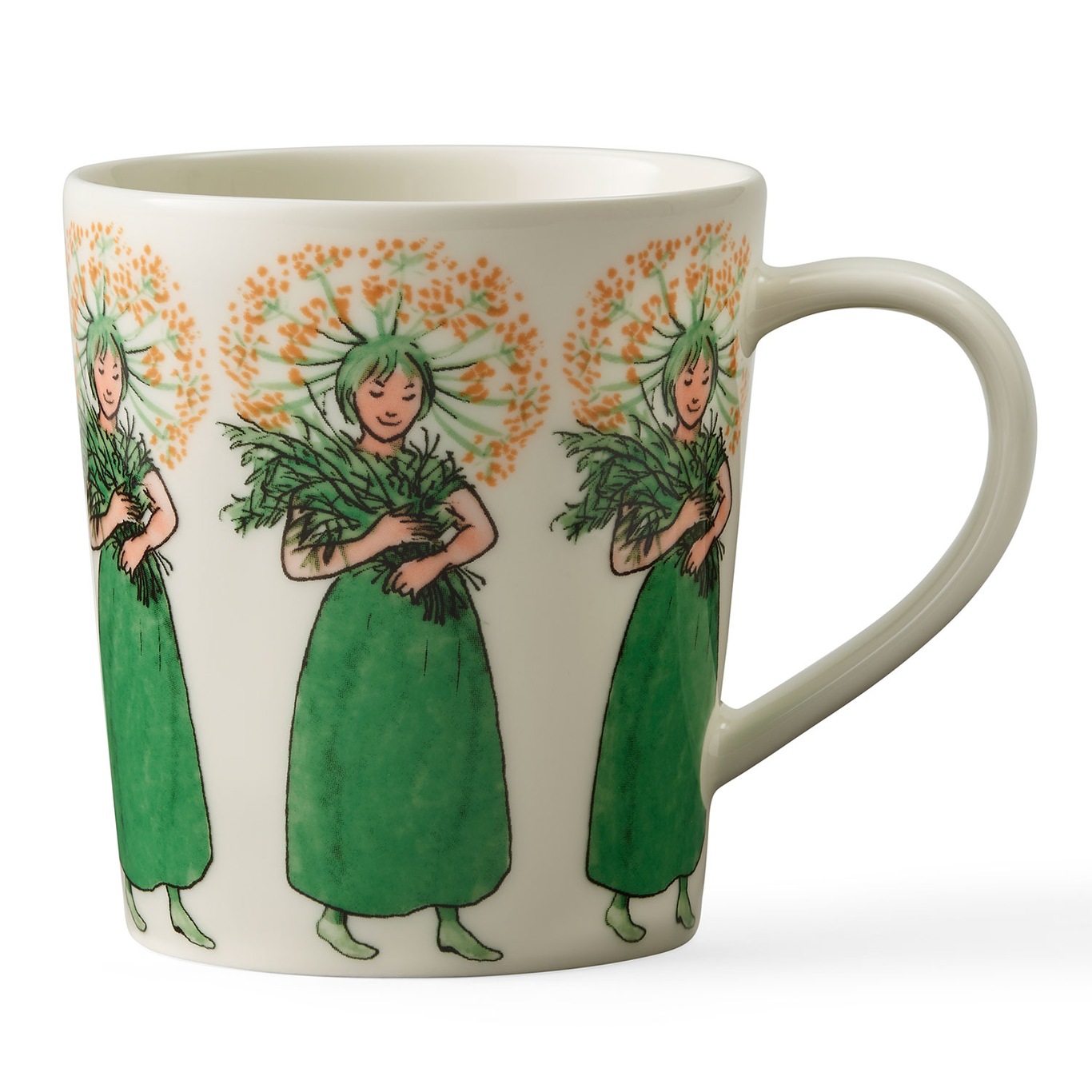Elsa Beskow Mug With Handle 40 cl, Mrs Dill