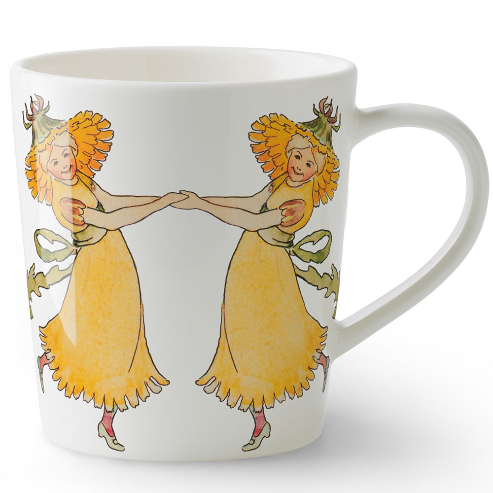 Elsa Beskow Mug With Handle 40 cl, Dandelions
