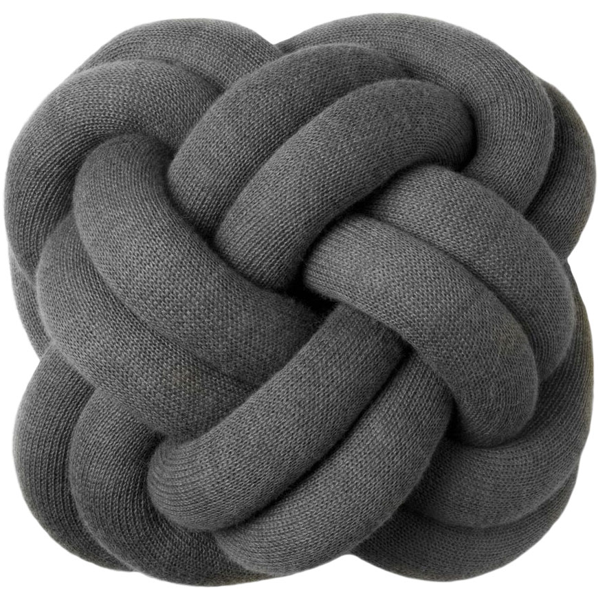 Knot Cushion, Grey
