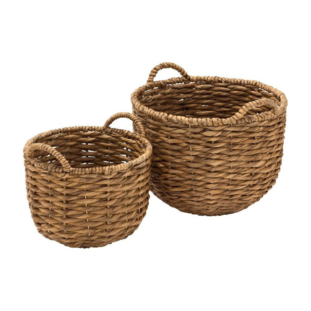 The Country Bath Storage Basket provides decorative storage for