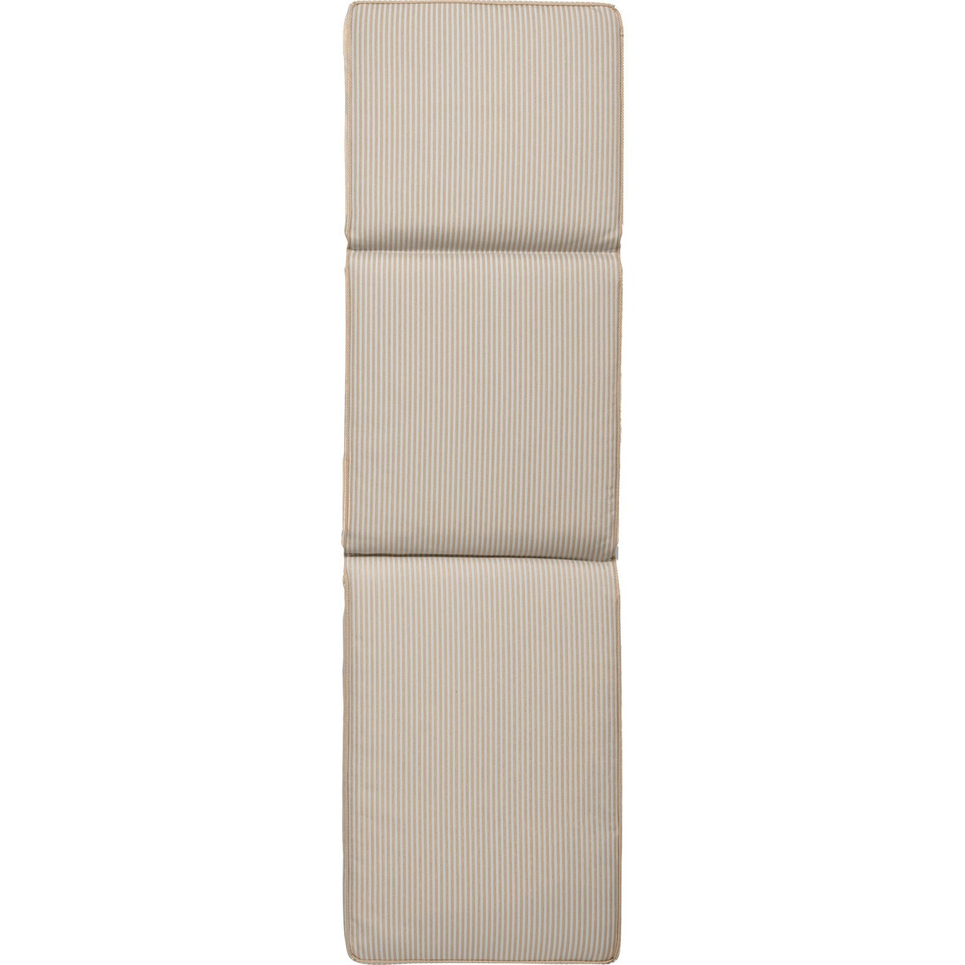 Narrow Stripe Sunbed Cushion 50x186 cm, Beige