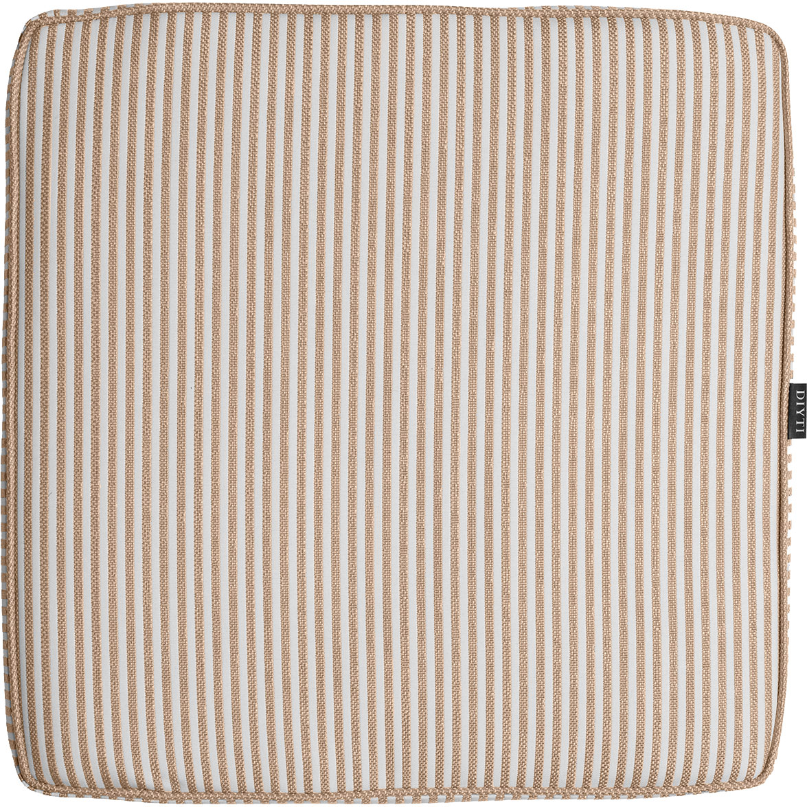 Narrow Stripe Cushion 45x45 cm, Beige