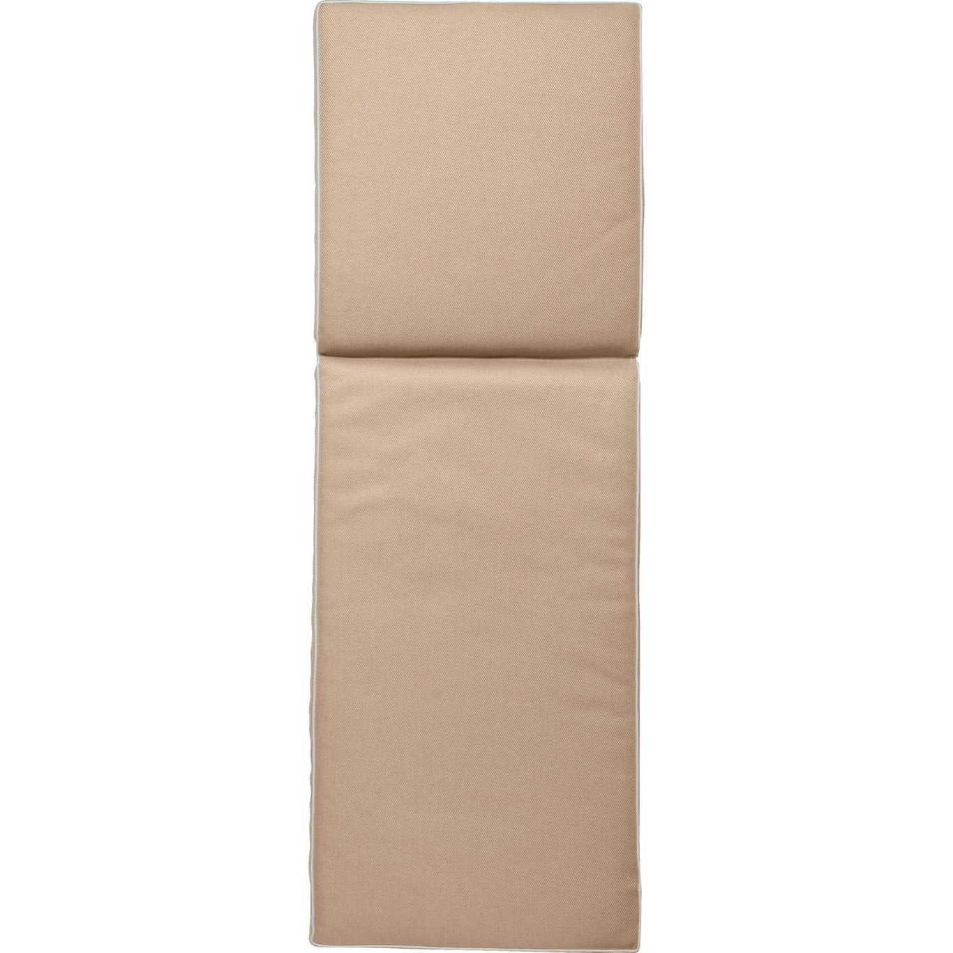 Plain Sunbed Cushion 60x186 cm, Beige