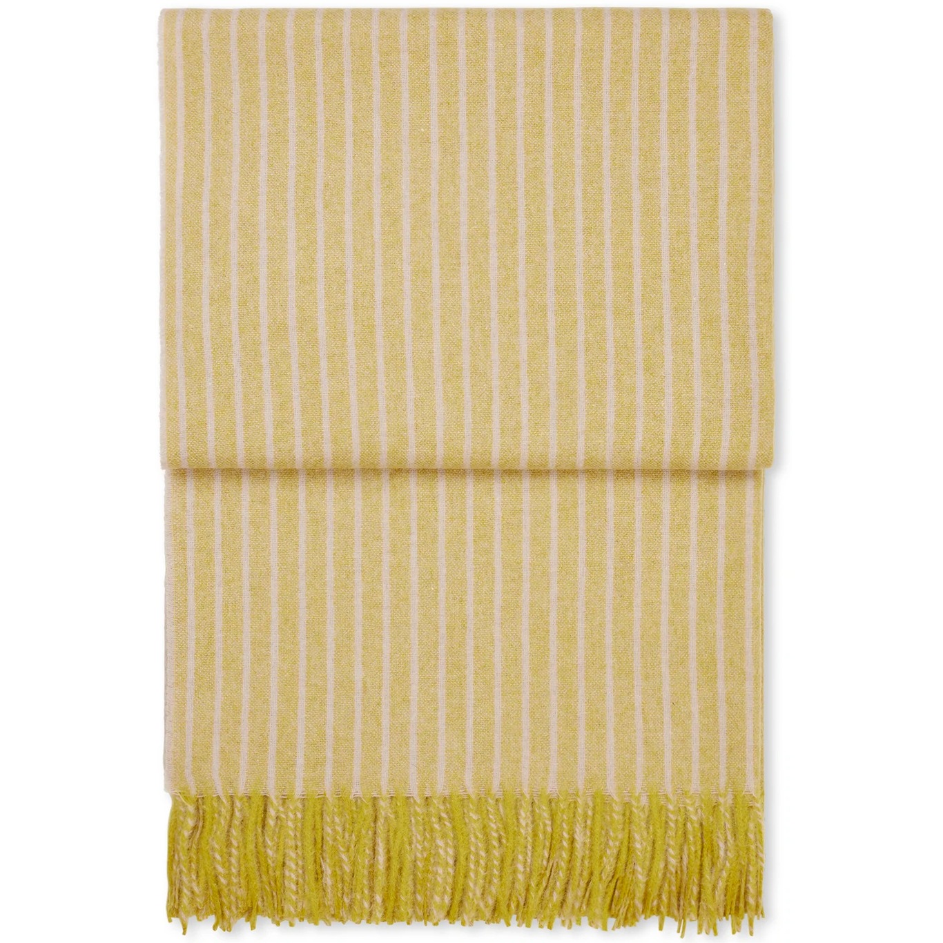 Stripes Throw 130x200 cm, Light Yellow