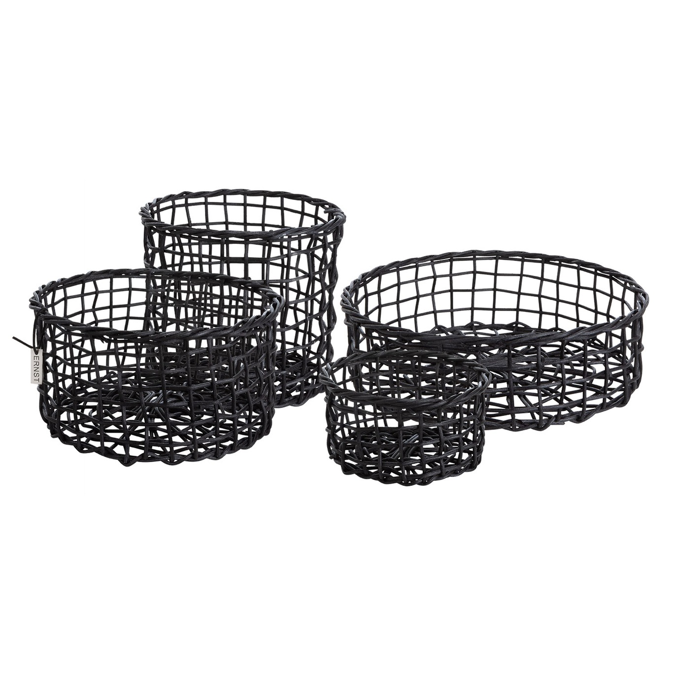 Baskets  Black 4-pack