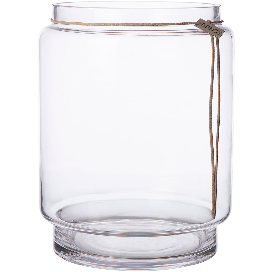 Glass Vase Clear H14,8 cm