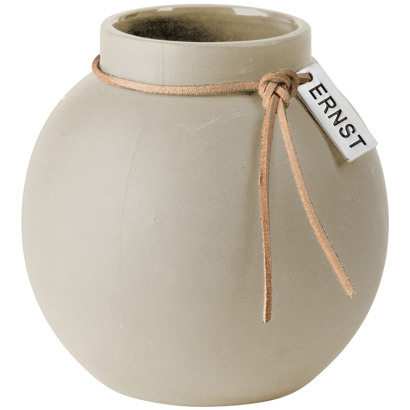 Stoneware Vase Nature, 10 cm