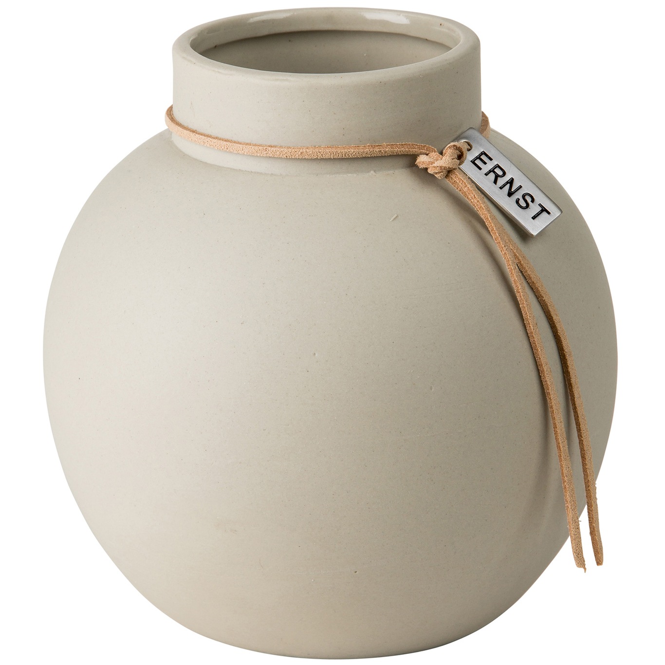 Stoneware Vase Nature, 13 cm