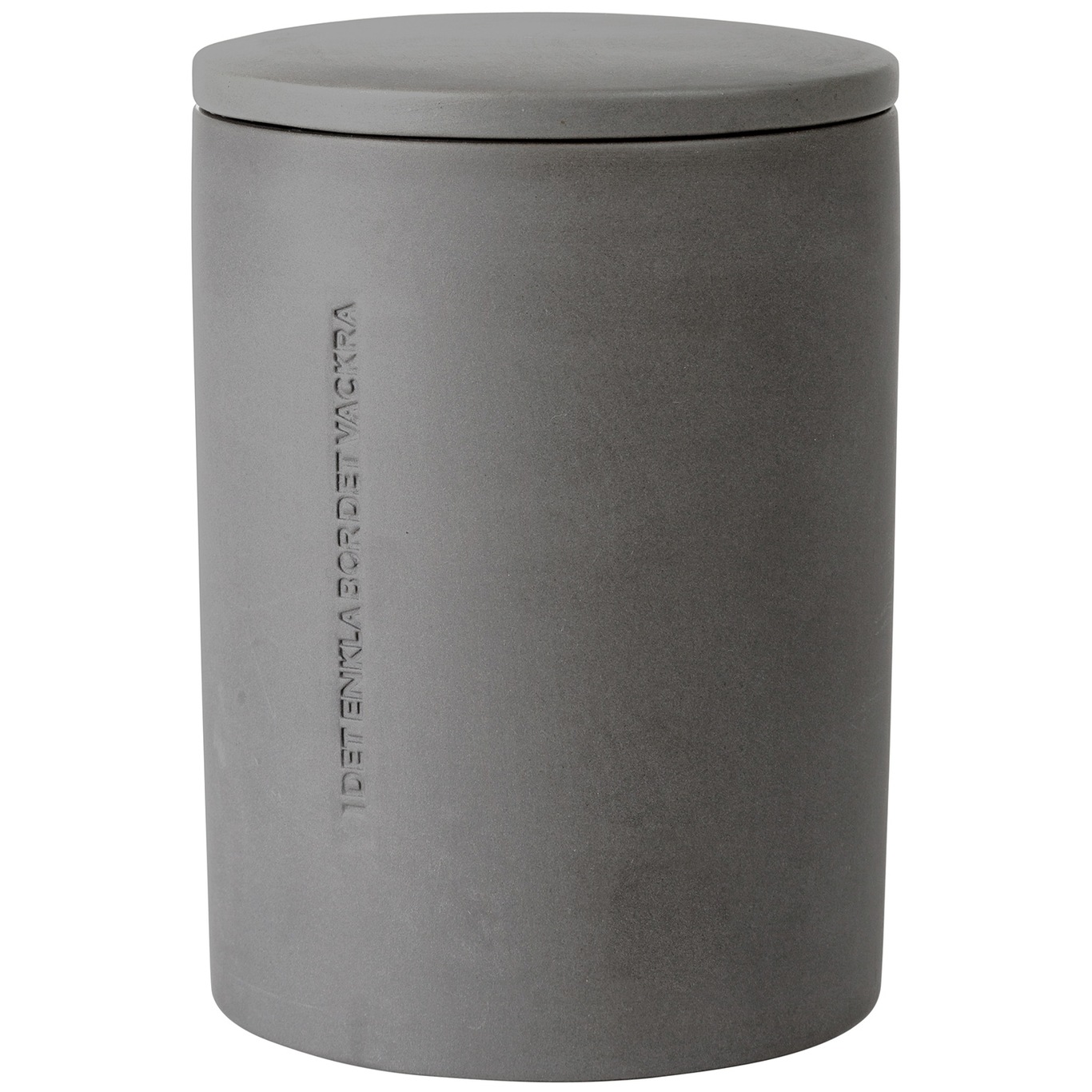 Storage Jar, Light Grey