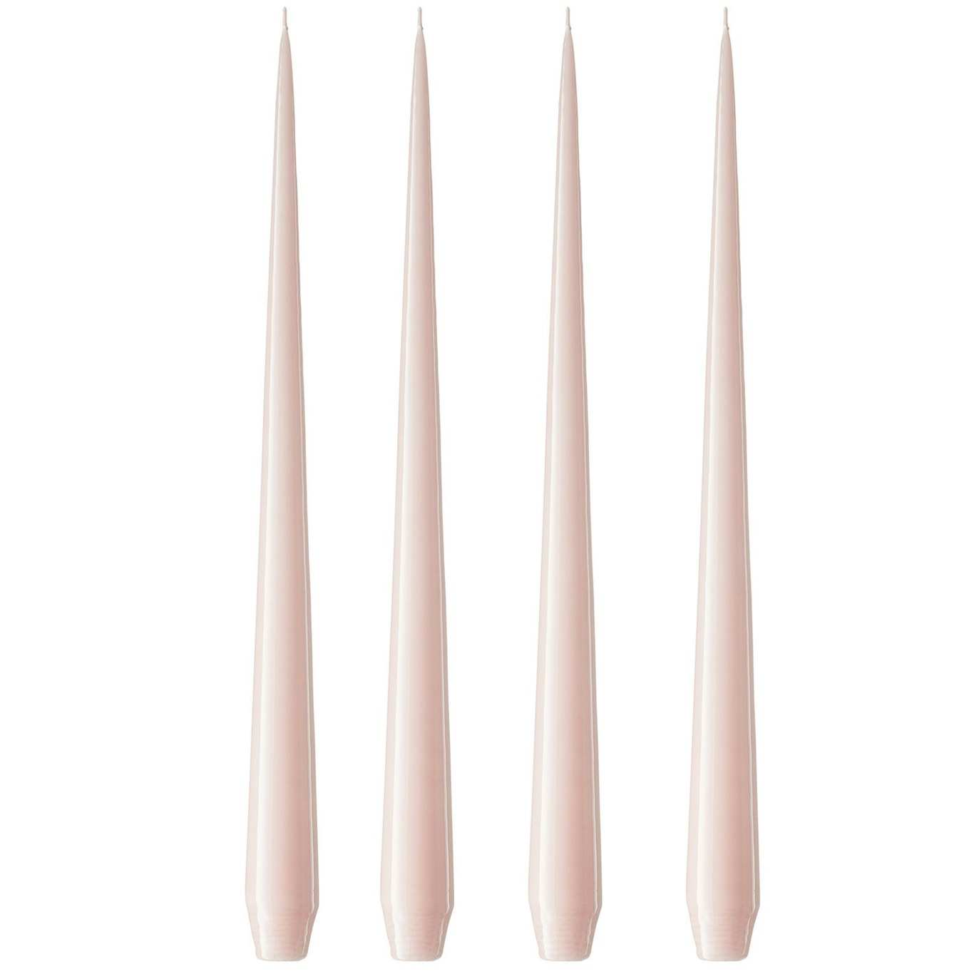 Taper Candles 32 cm 4-pack, Rosewater