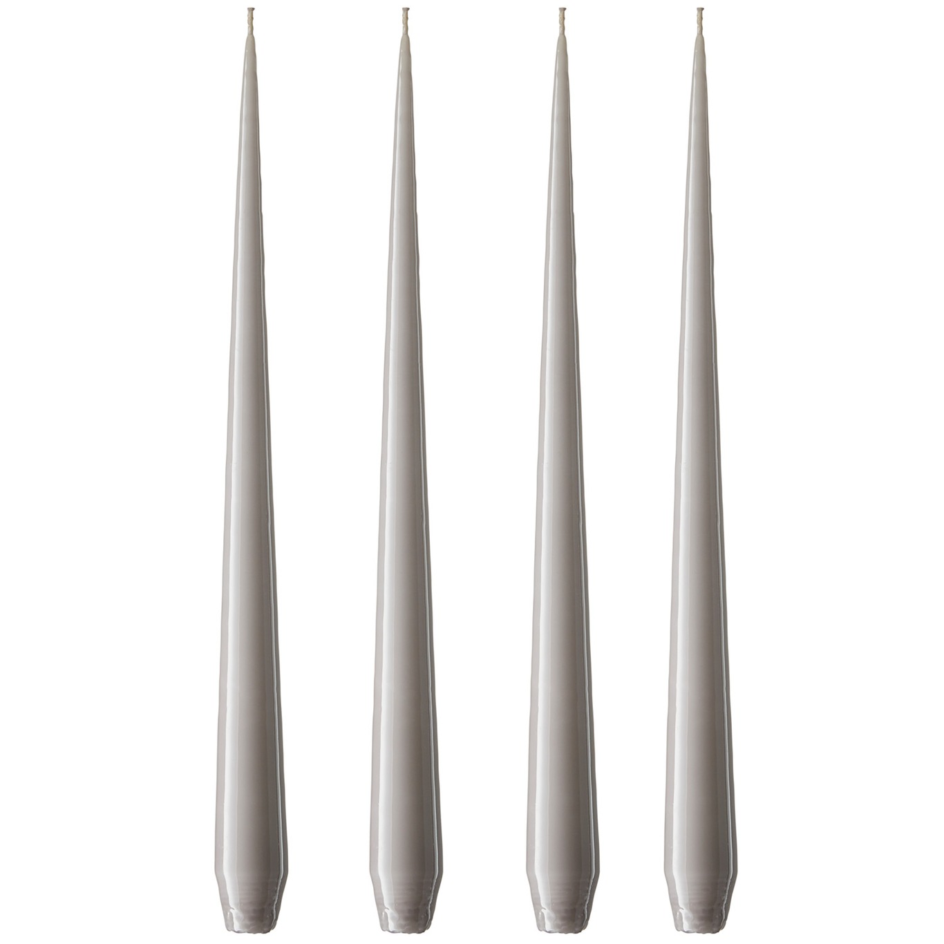 Taper Candles 32 cm 4-pack, Oyster Pearl