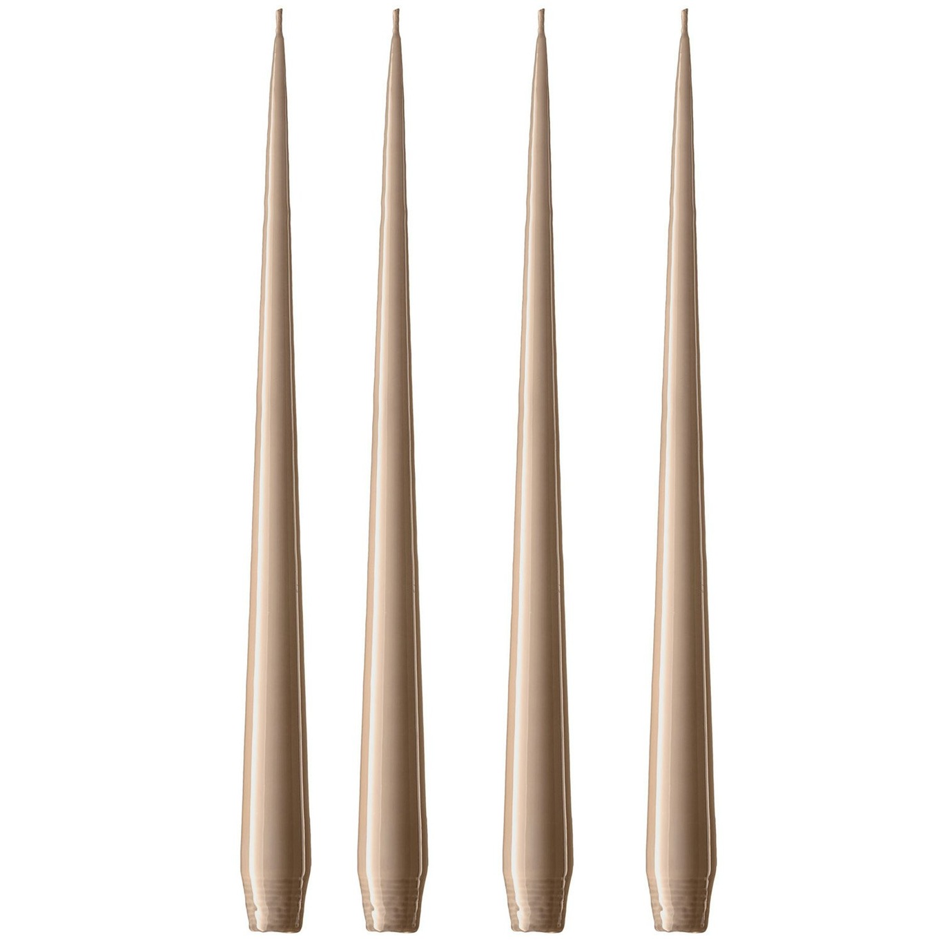 Taper Candles 32 cm 4-pack, Nougat Note