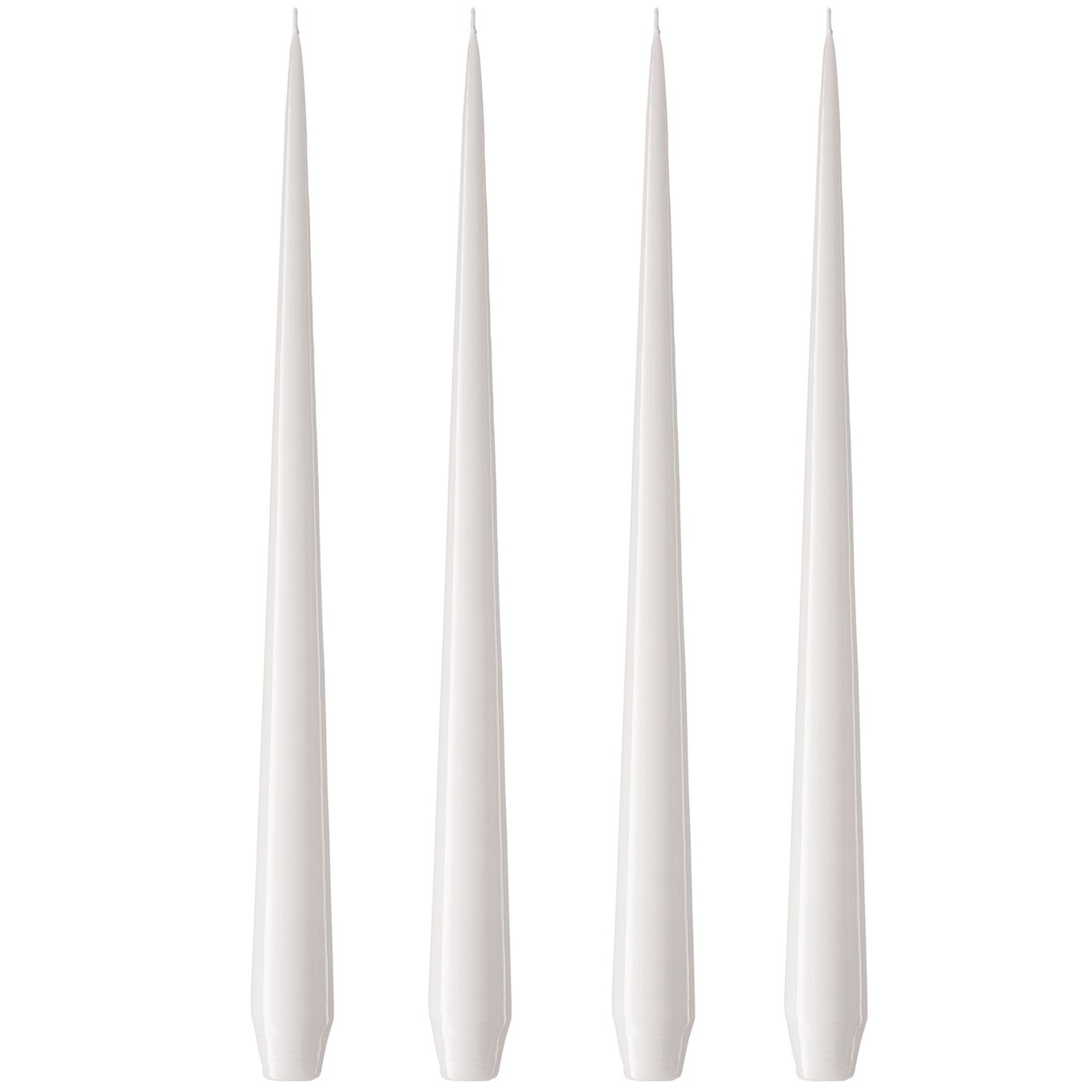 Taper Candles 32 cm 4-pack, White Ash