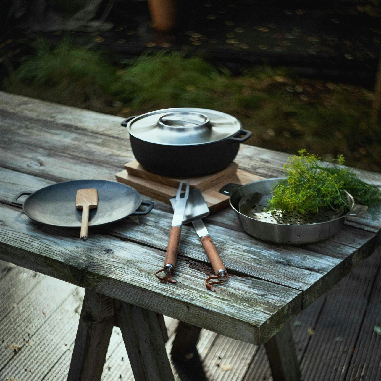 Norden Grill Chef Barbeque Utensils, 2 Pieces - Fiskars @ RoyalDesign