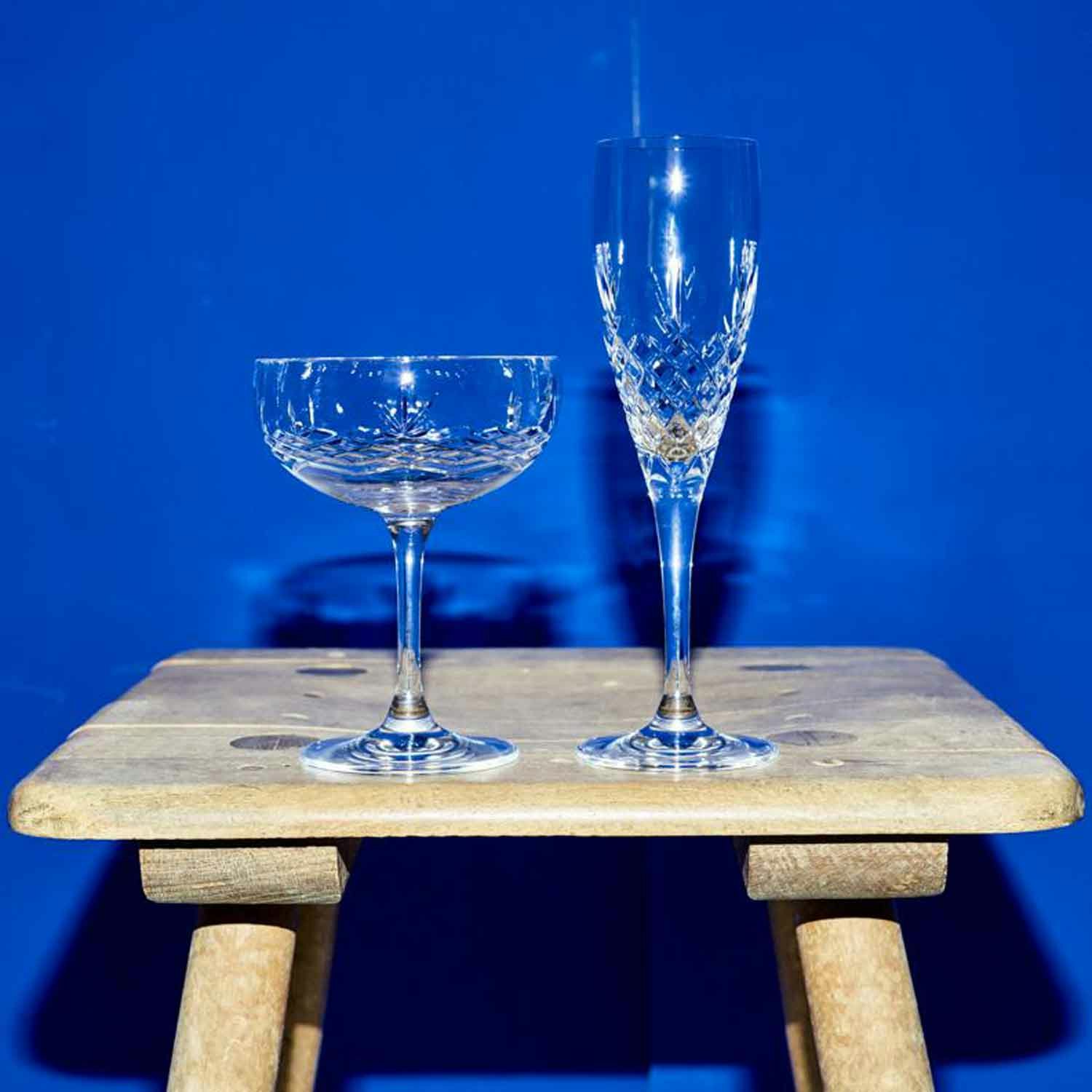 Champagne glasses. Celebratory sparkling wine in realistic 3d clink wi By  YummyBuum