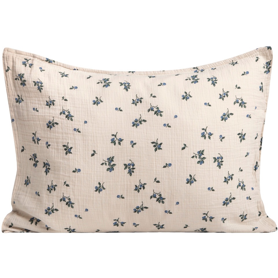 Blueberry Muslin Pillowcase, 50x70 cm