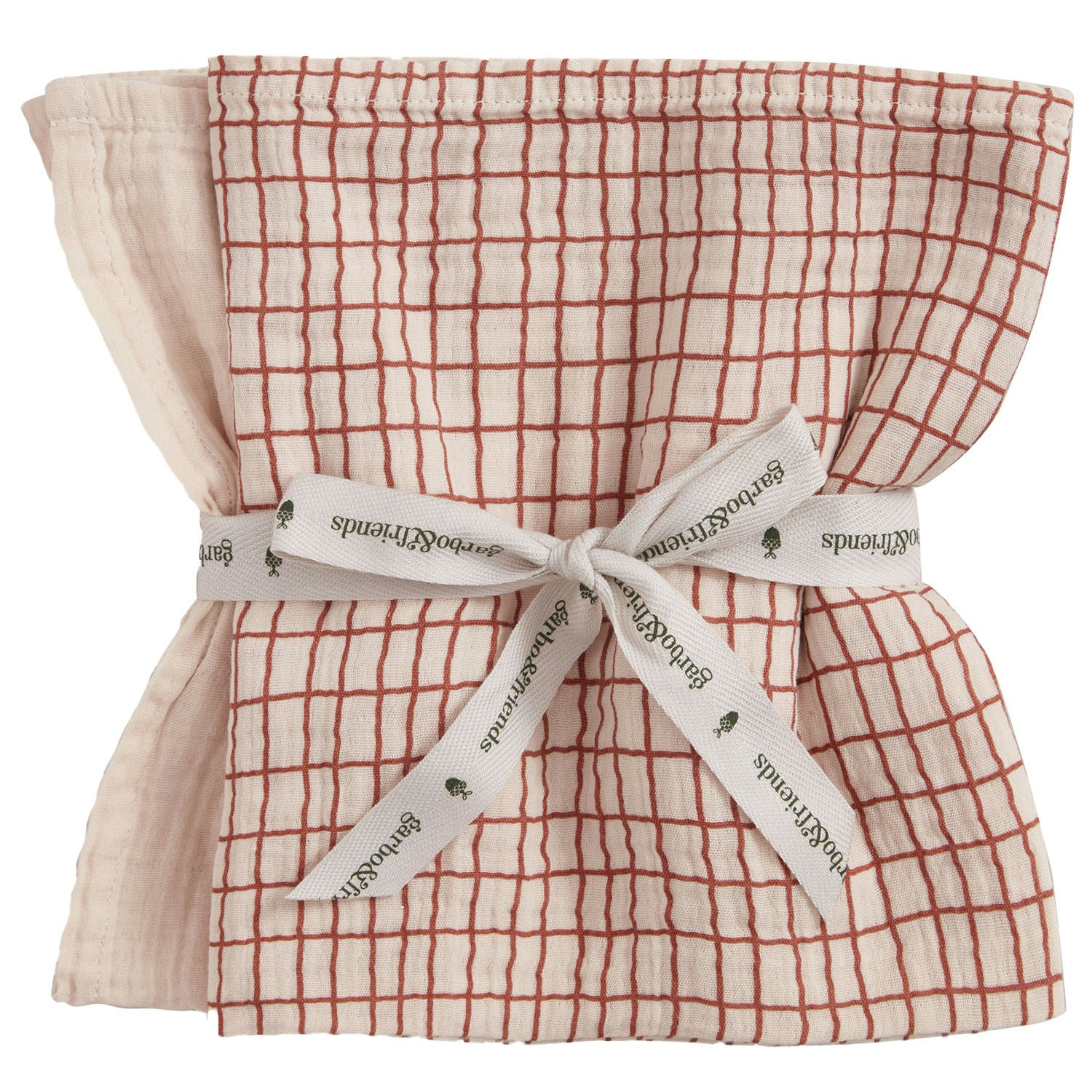 Checks Rust Towel 2-pack, 30x50 cm - Garbo & Friends @ RoyalDesign