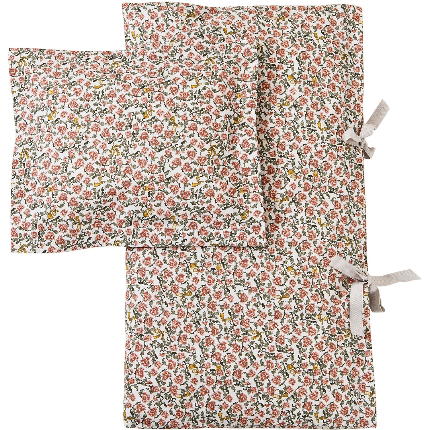 Swedish Dishcloth & Towel Set - Floral Vine - 2 Pc's