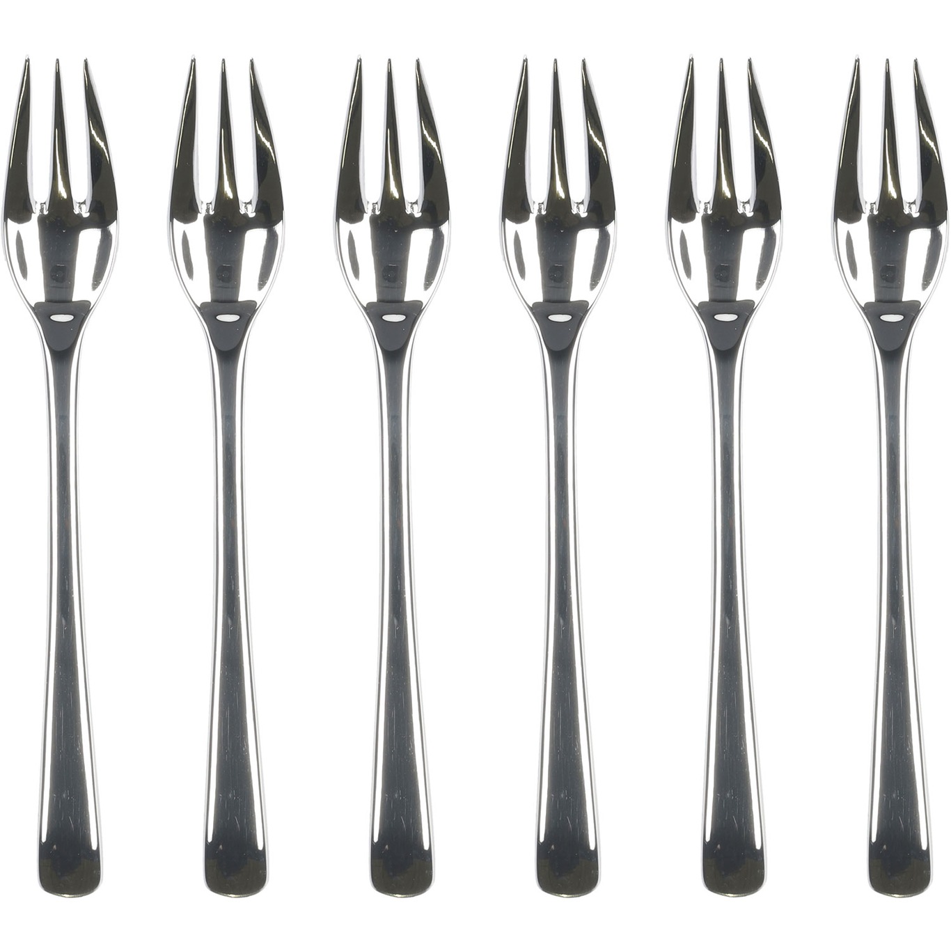 Steel Line Cake Fork 6 Pieces