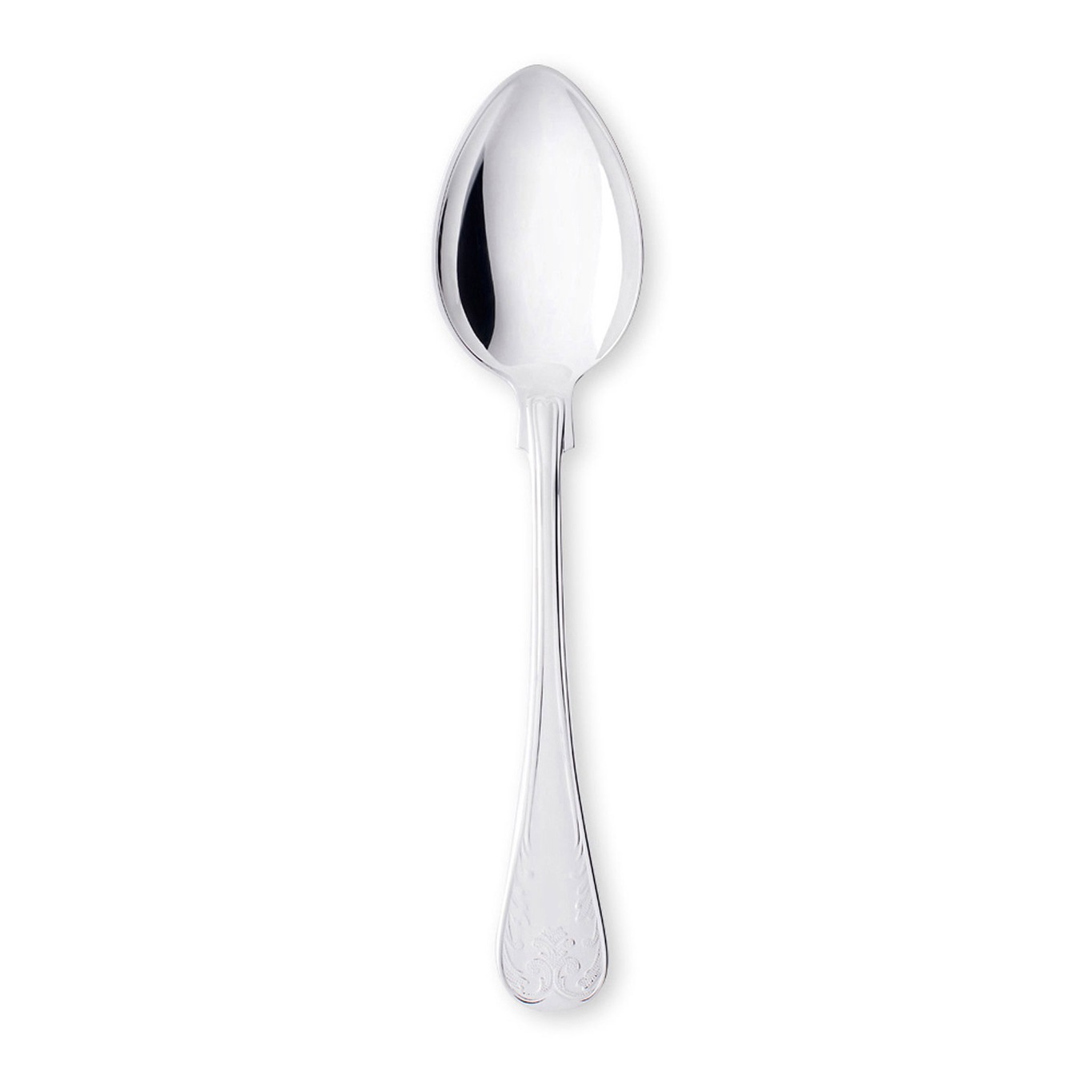 Gammal Fransk Dessert Spoon / Children's Spoon, 16,2 cm