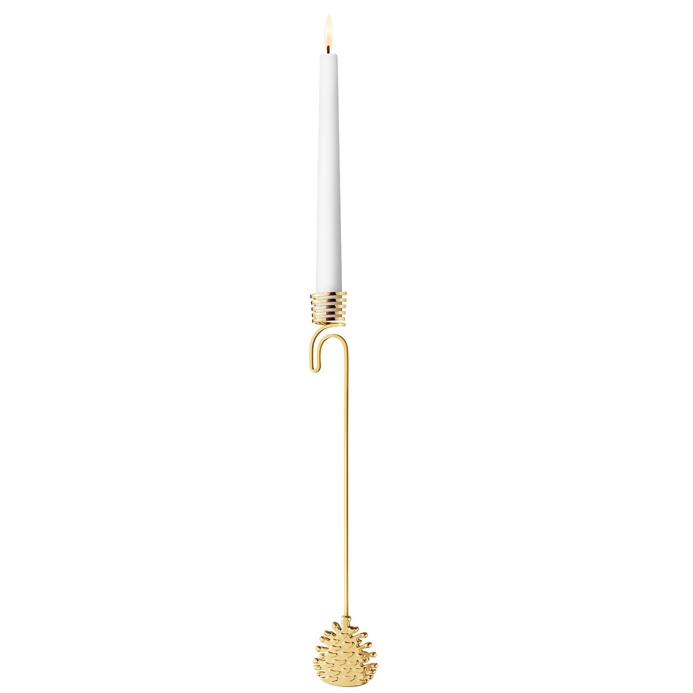 2023 Hanging Candle Holder Cone, 18k Gold Plated