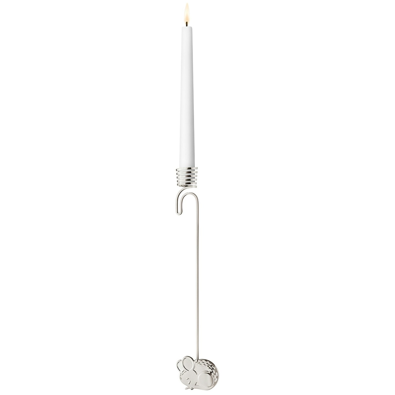 2023 Hanging Candle Holder Mouse, Palladium Plated