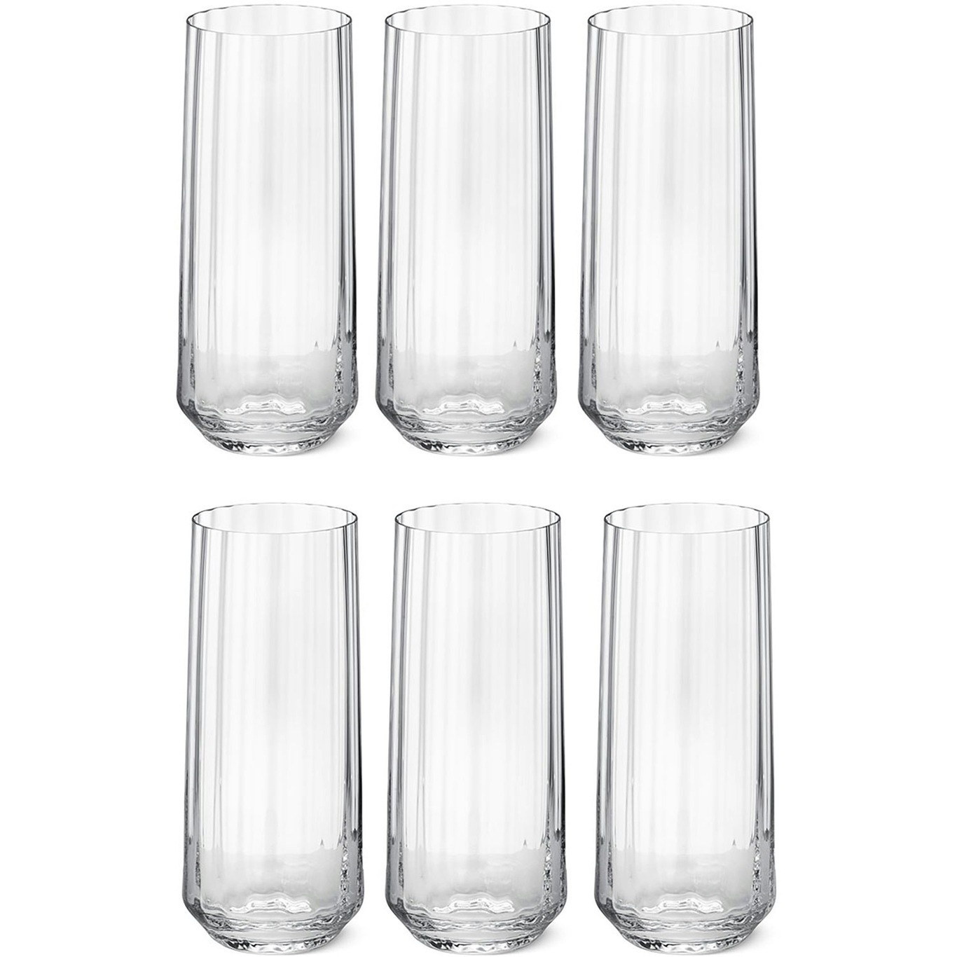 Bernadotte Highball Glass 45 cl 6-pack - Georg Jensen @ RoyalDesign