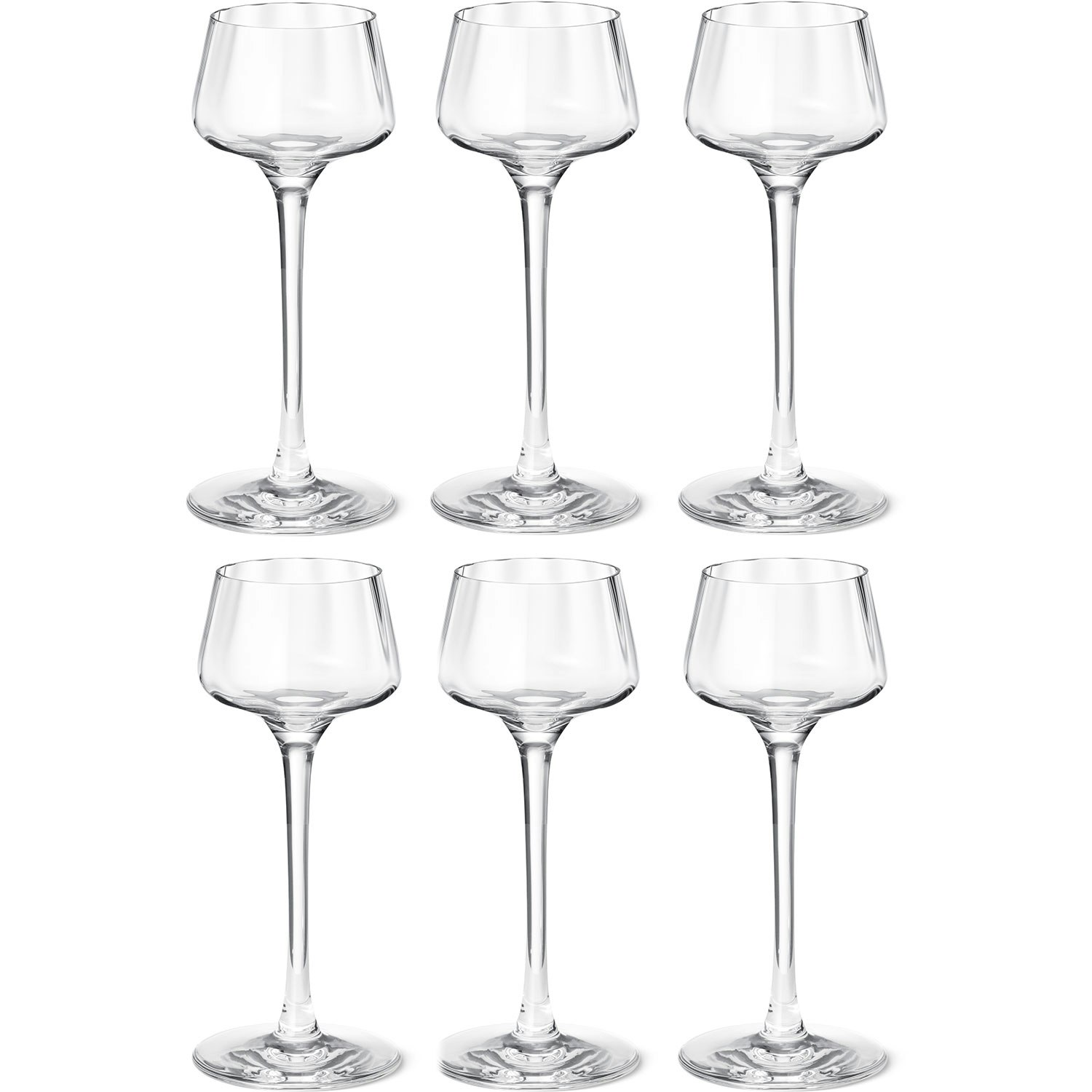 Georg Jensen Set of 6 Bernadotte Beer Glasses